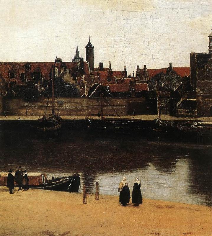 View of Delft (detail) wt, VERMEER VAN DELFT, Jan